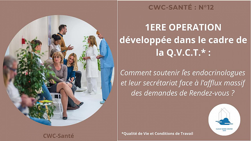 CWC-Santé N° 12 - 1ere OPERATION développée dans le cadre de la Q.V.C.T.*